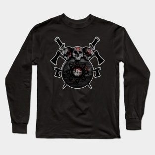 Fight till Valhalla, Norse, Viking, Berserker Long Sleeve T-Shirt